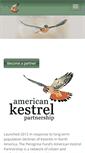 Mobile Screenshot of kestrel.peregrinefund.org